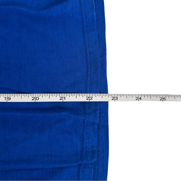 Seg’ments Soldi Blue 100% Merino Wool V-Neck Long Sleeve Top Women’s Size Medium - Picture 7 of 7